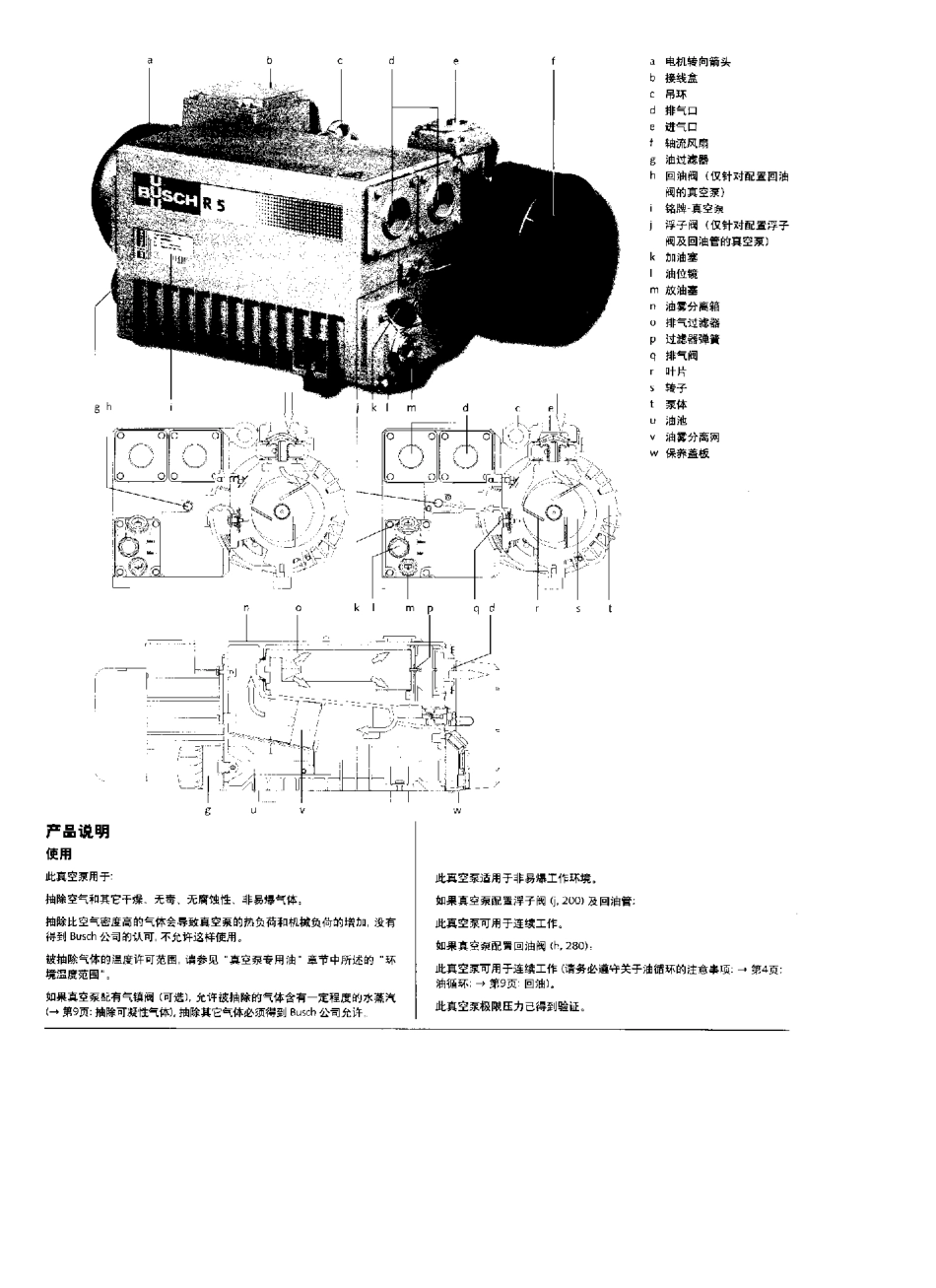 BUSCH真空泵说明书_第3页
