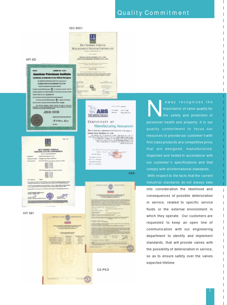 butterflyvalve(纽威阀门样本NEWAY)_第3页