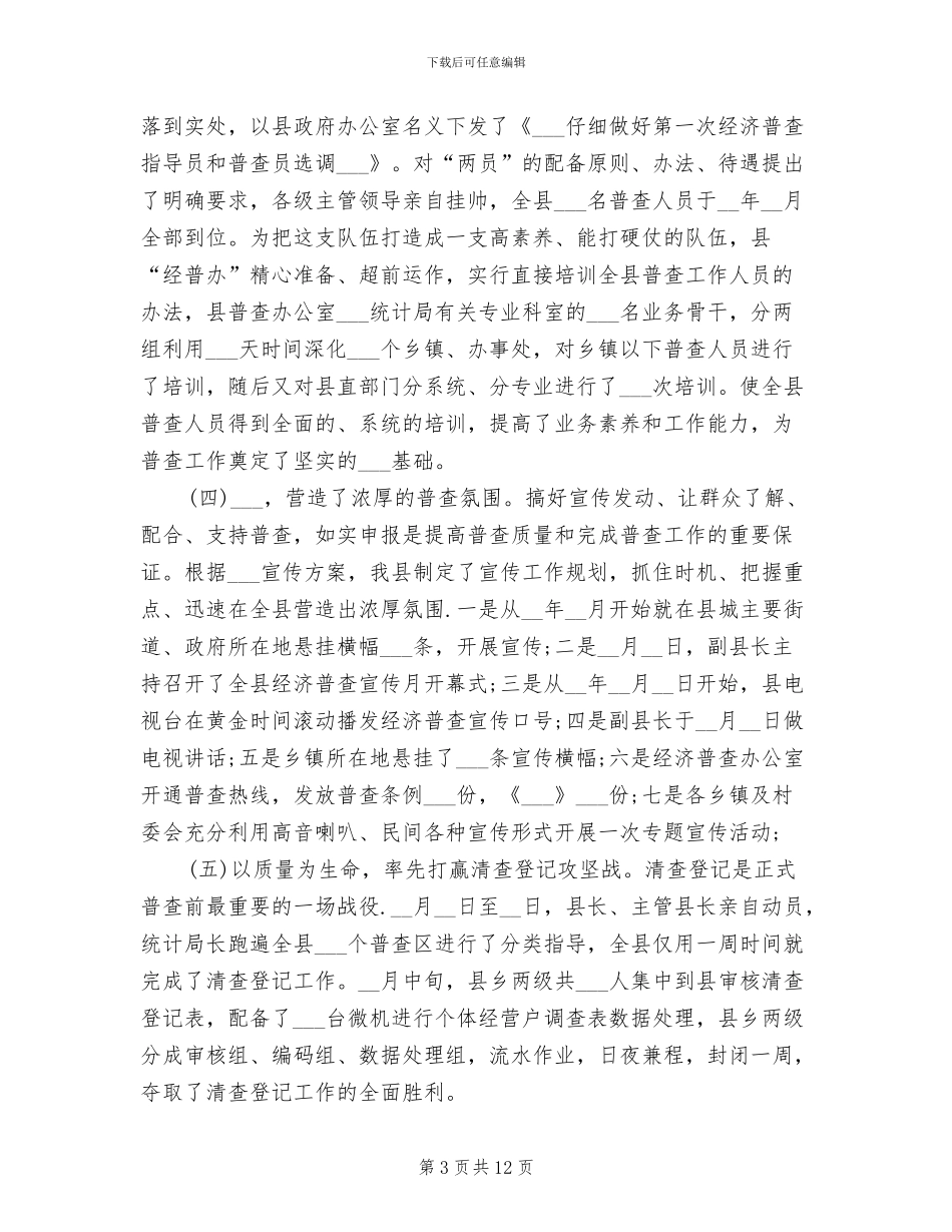 2024经济普查技术工作总结_第3页