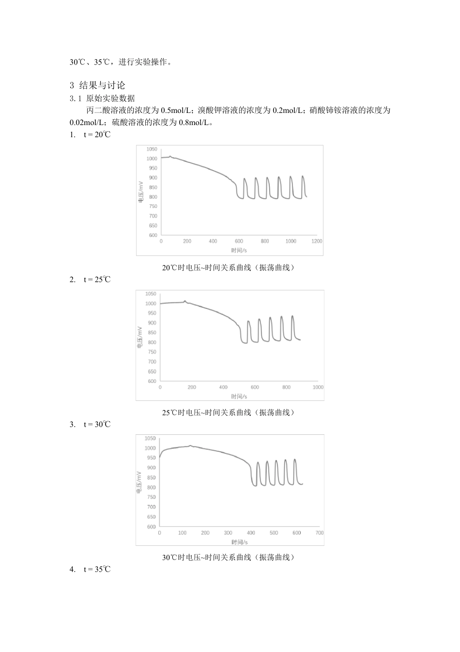 BZ振荡反应实验报告_第3页