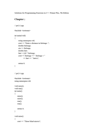 C++PrimerPlus第五版习题参考答案