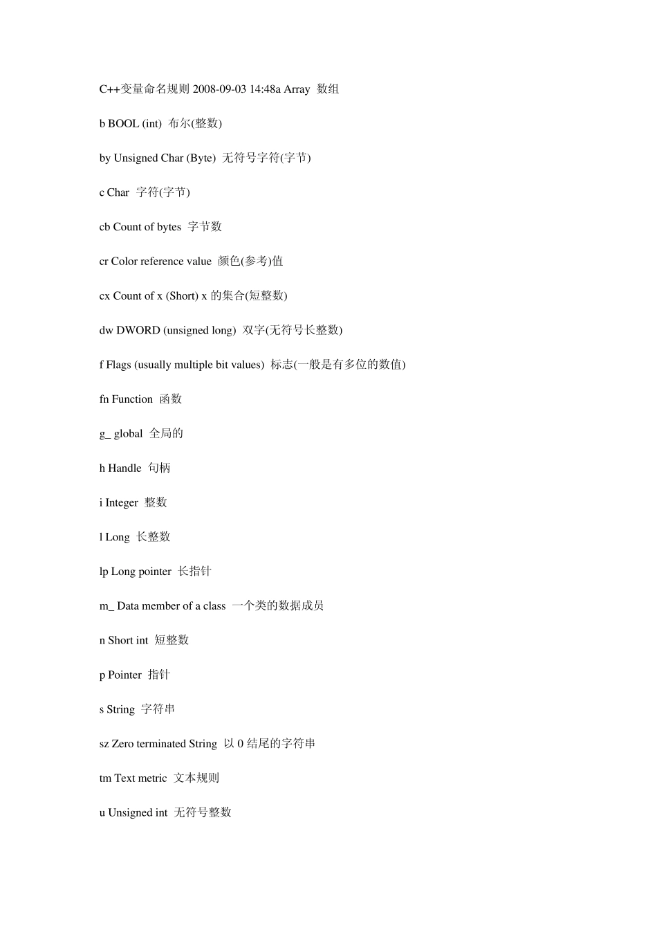 C++变量命名规则_第1页