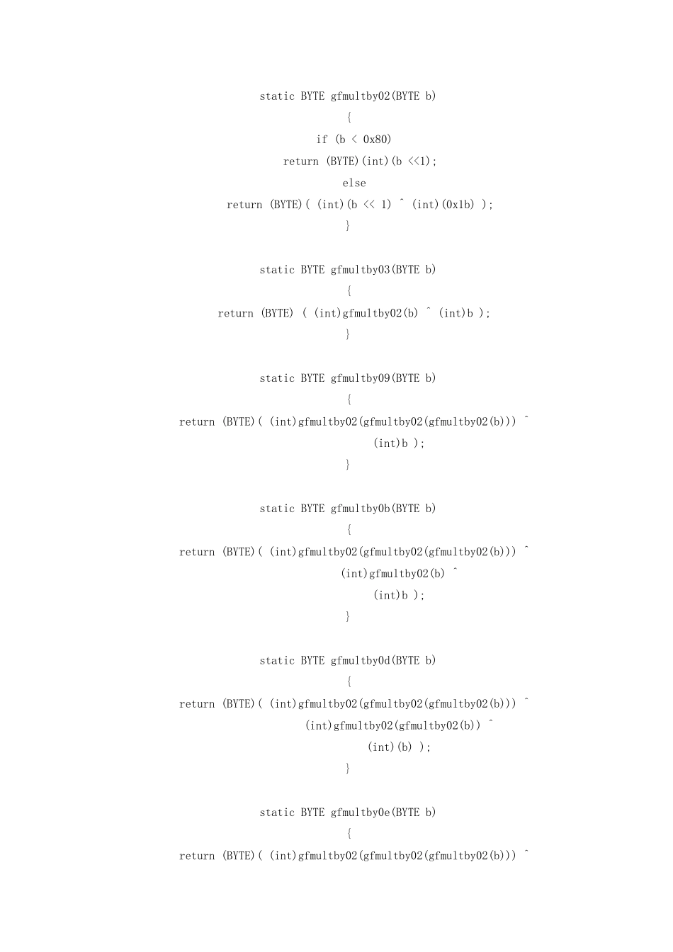 C++的AES代码_第2页
