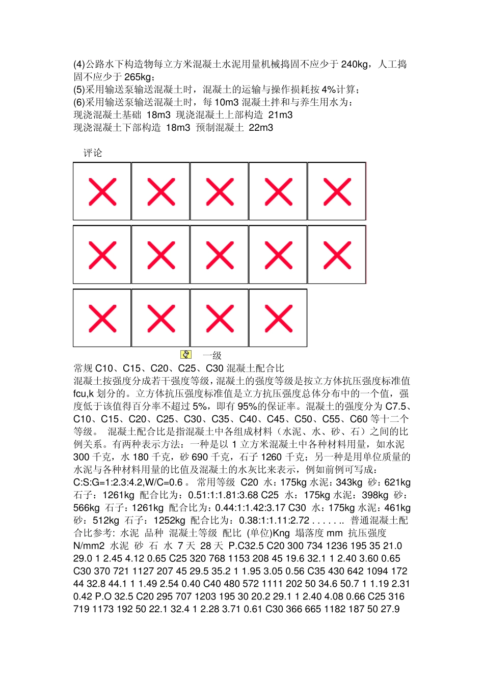 C10、C15、C20、C25、C30混凝土配合比是多少_第3页