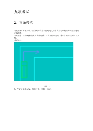 C1驾照考试科目二五项必考详解+技巧+图解_内容详实完整