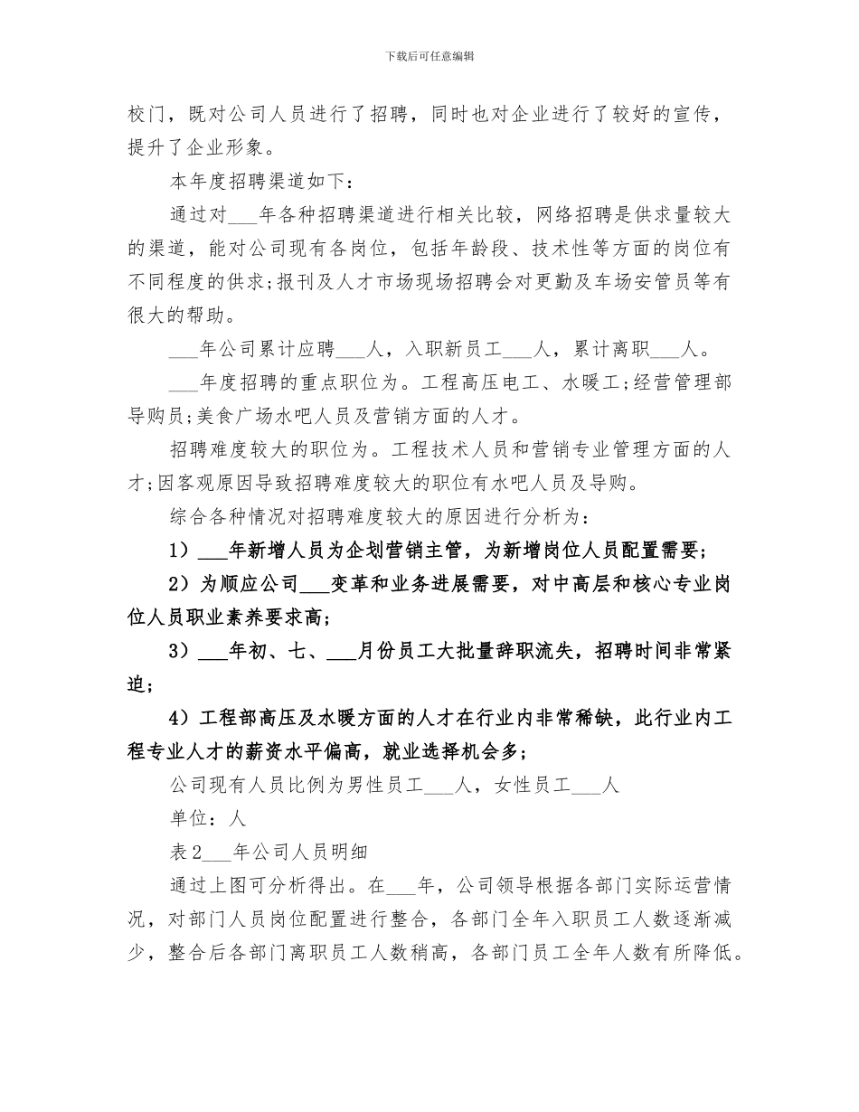 2024行政人事部年终工作总结_第2页