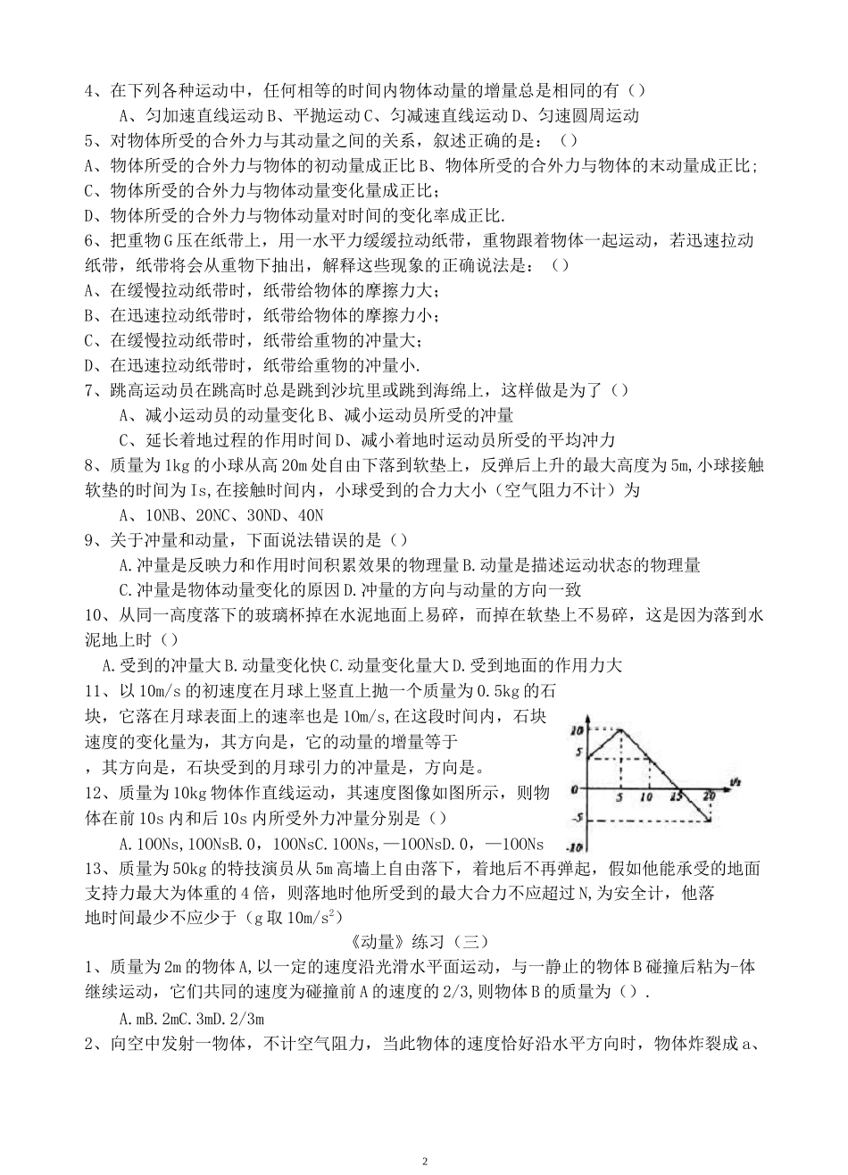 动量典型例题_第2页