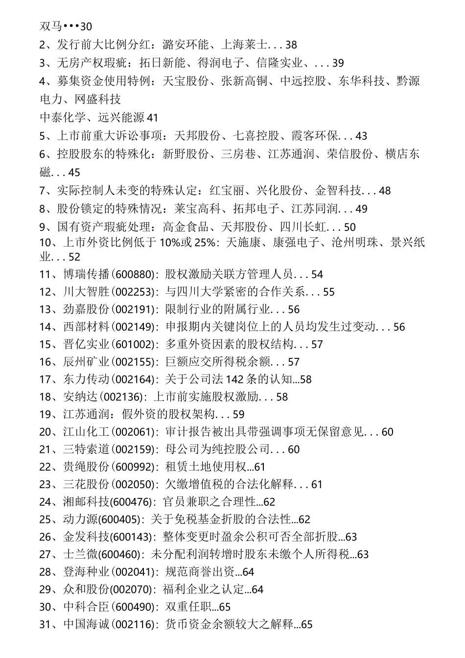 IPO发行审核问题总结_第2页