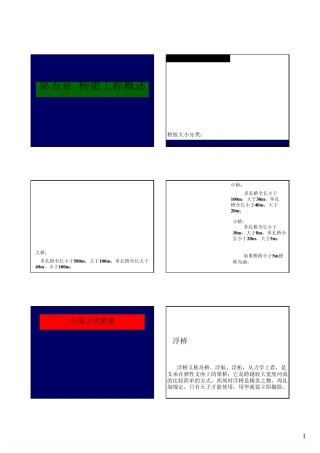 C5桥梁工程概述