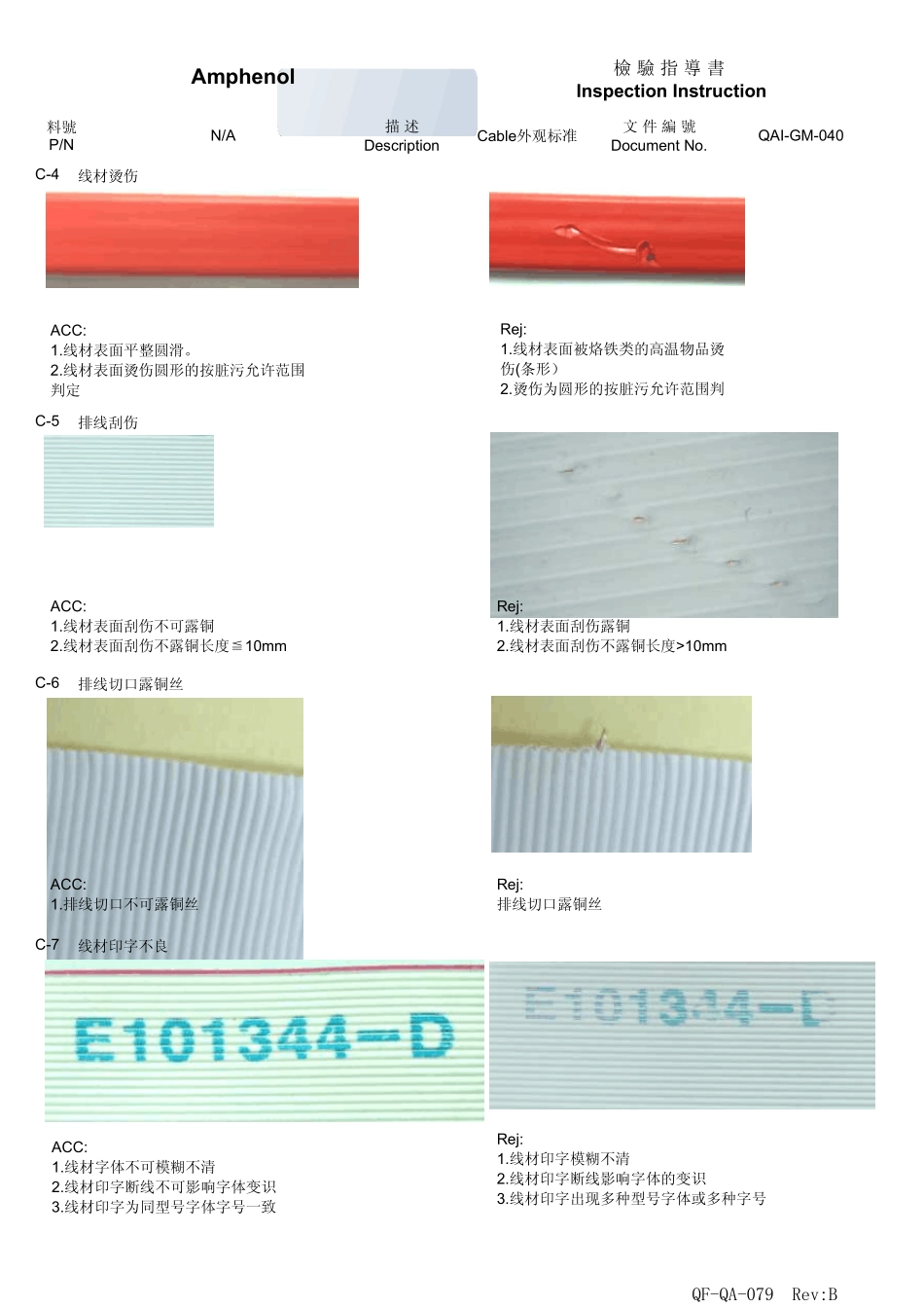 CABLE外观标准(Mar292010)_第2页