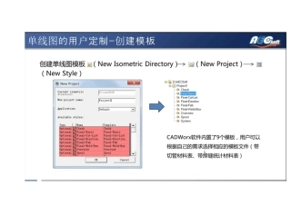CADWORXISOCONFIG单线图定制教程
