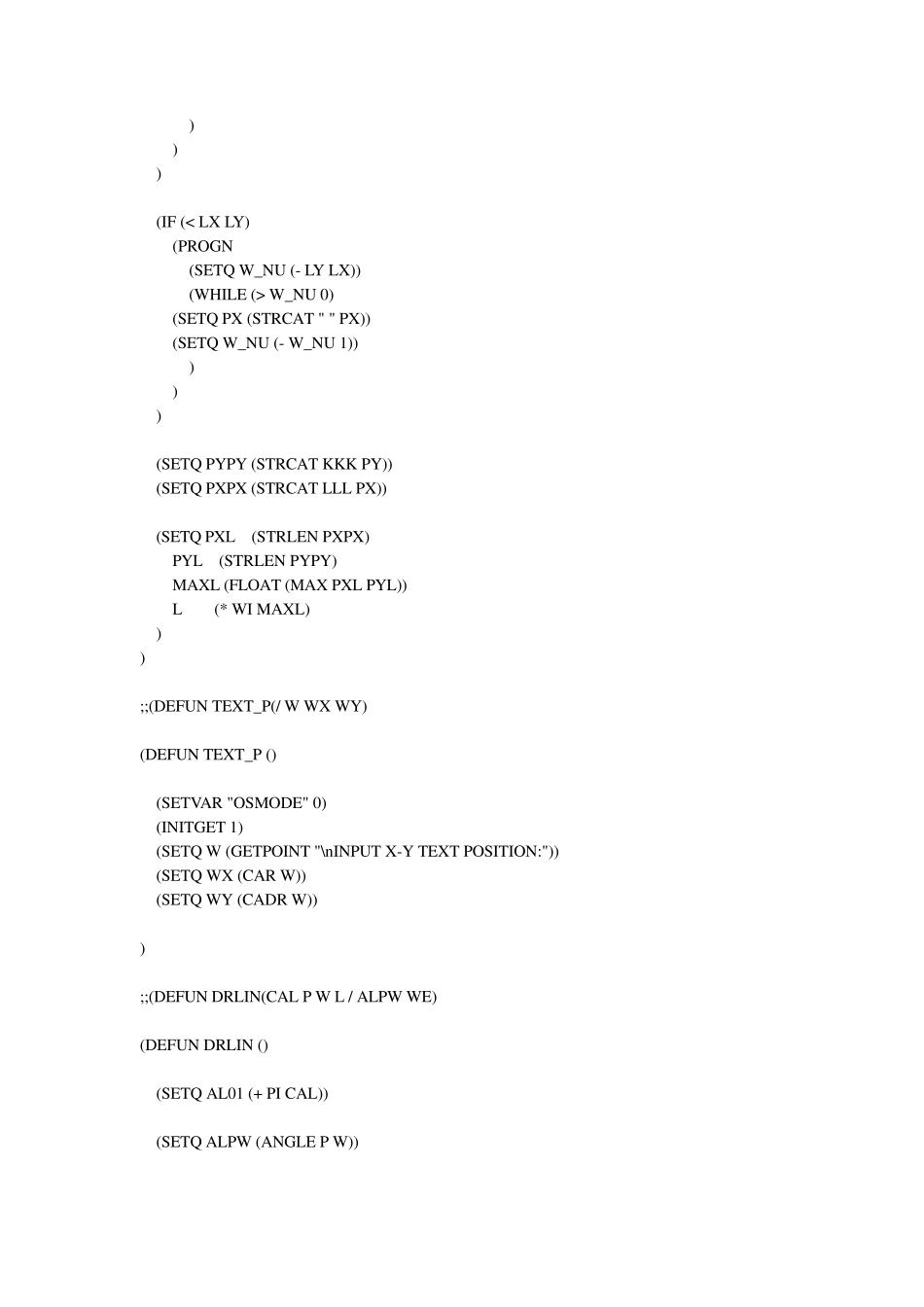CADXY坐标标注AUTOLISP程序_第2页