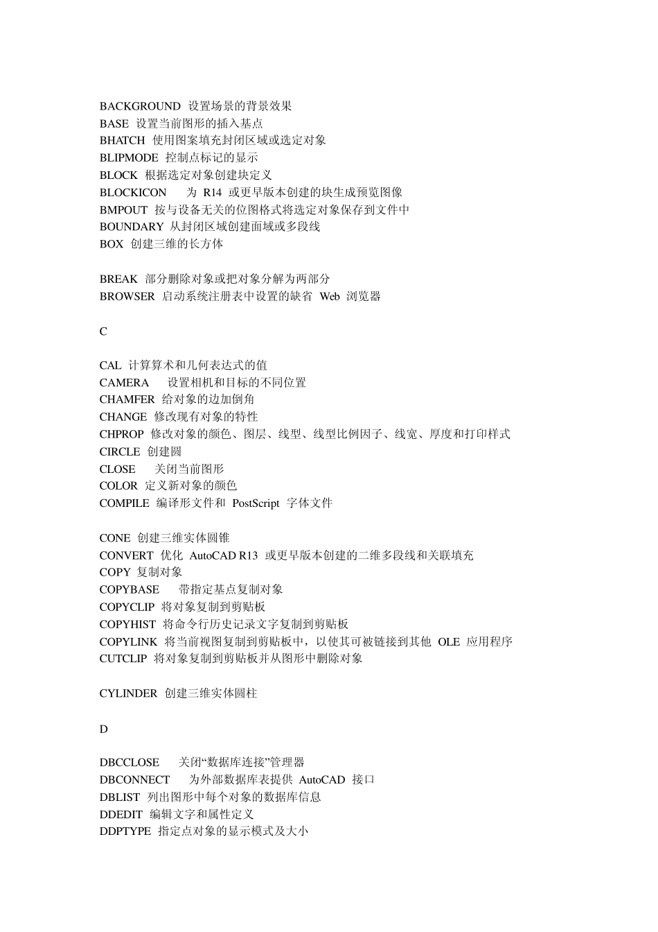 CAD专业术语_第2页