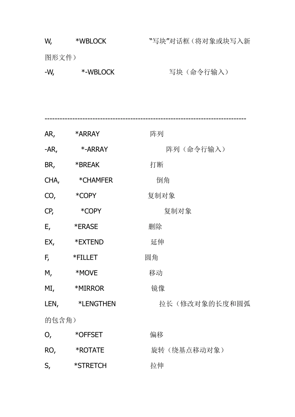 CAD中快捷键大全_第3页