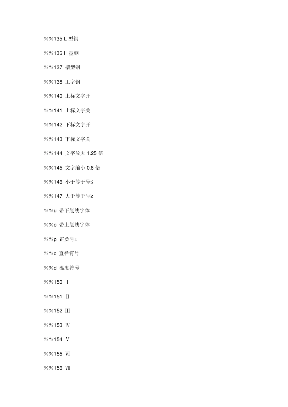 cad中特殊符号的表示_第2页