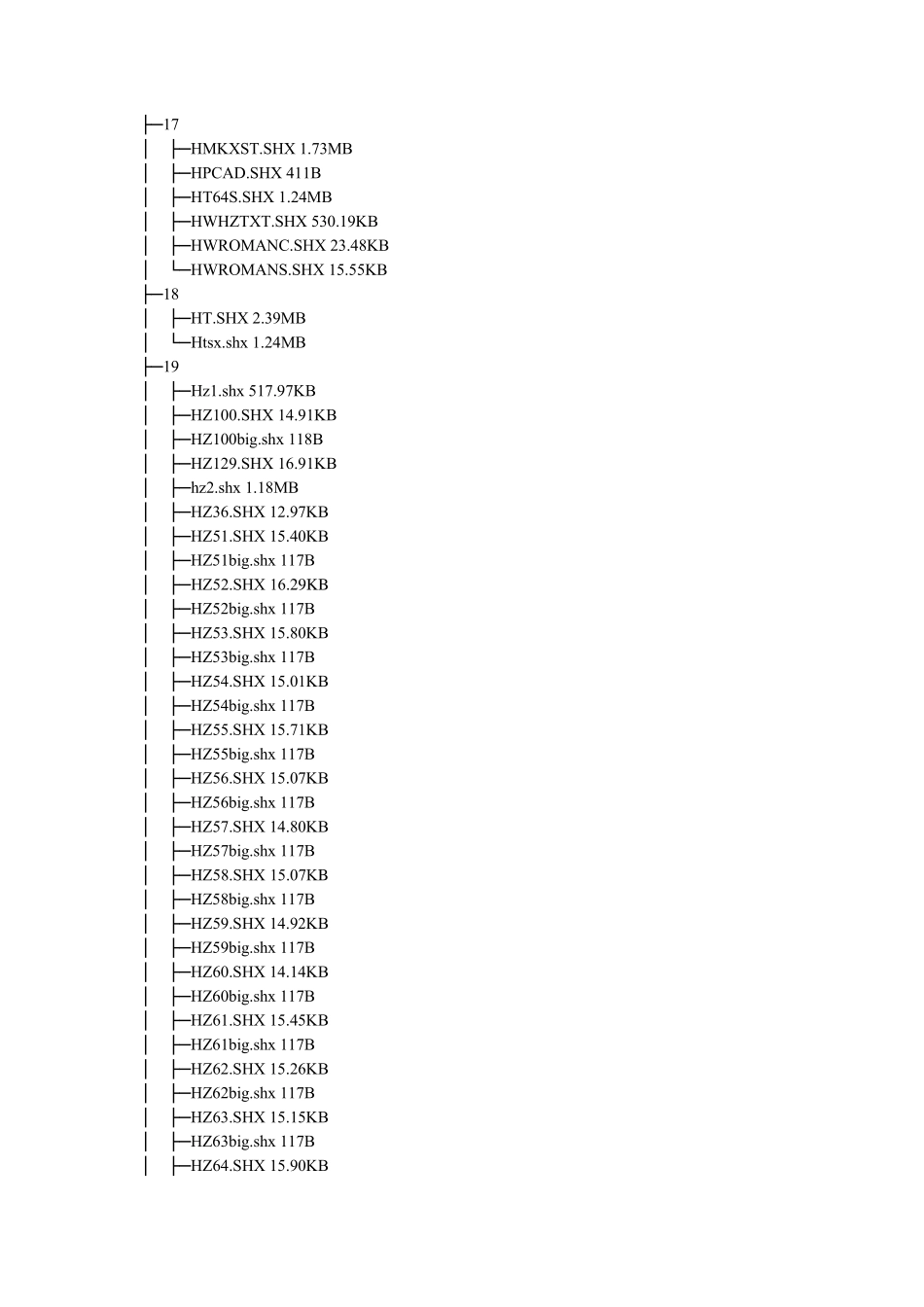 CAD字体大全1370款字体_第3页