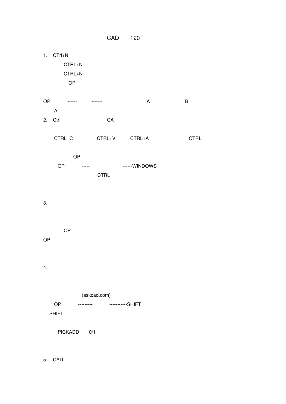 CAD技巧120个绝对实用_第1页