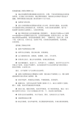 CAD施工图详细画法