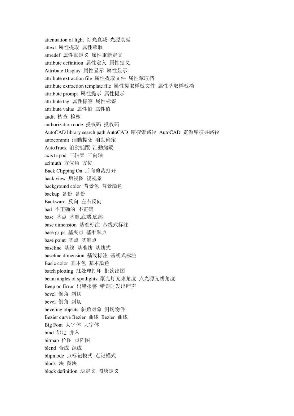 CAD英文术语解释_第3页