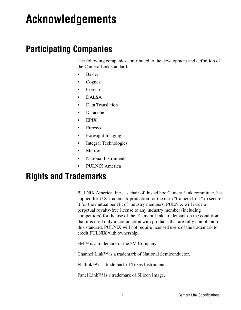 CameraLink接口标准与协议_第2页