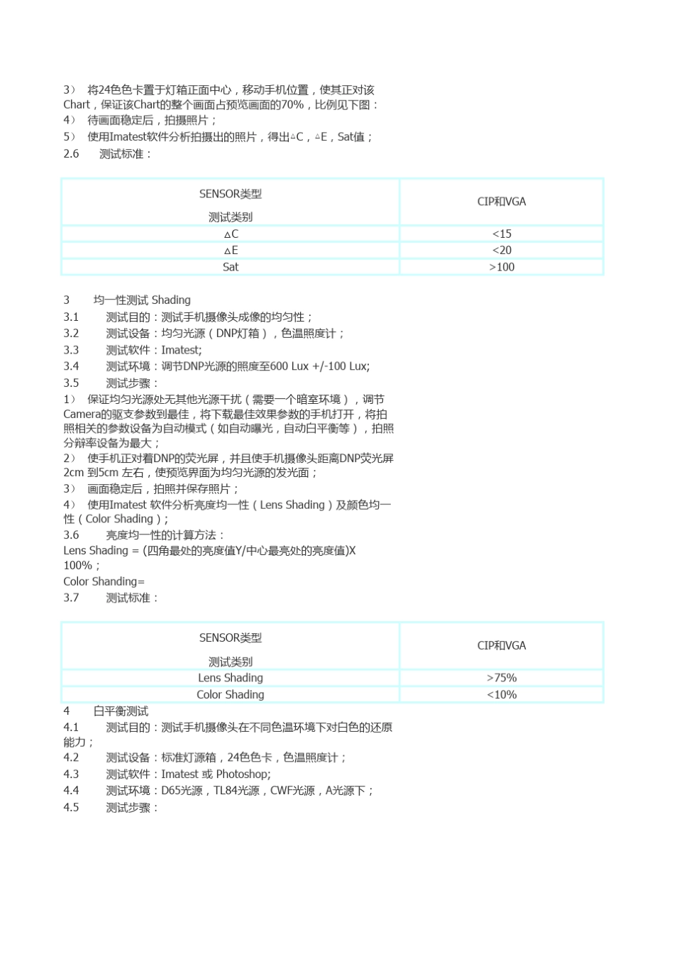 Camera图像效果测试指导书)_第3页