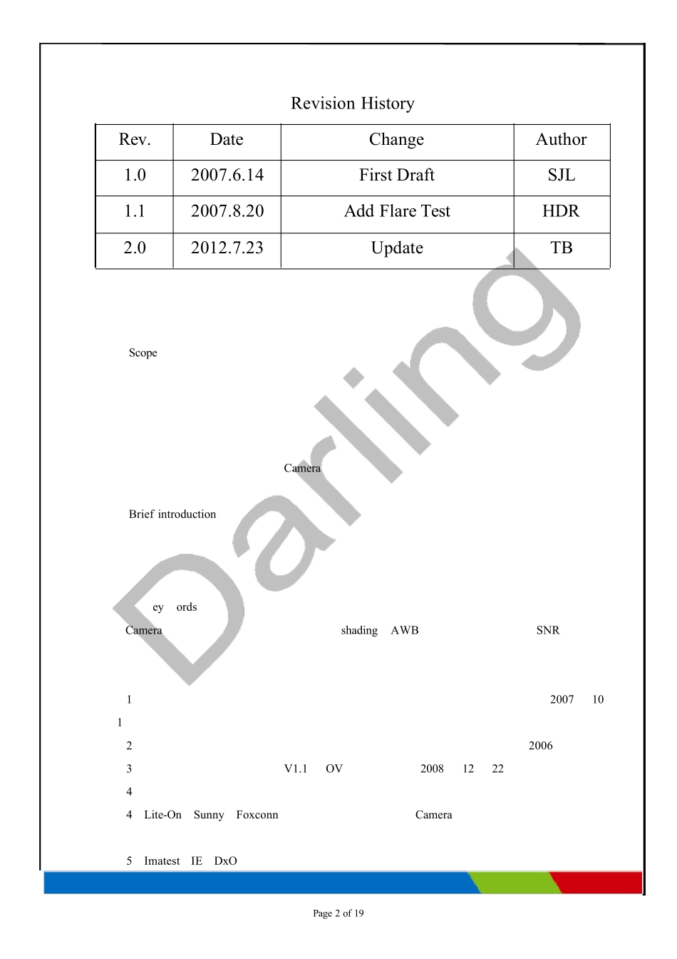 CAMERA量化指标测试标准_第2页