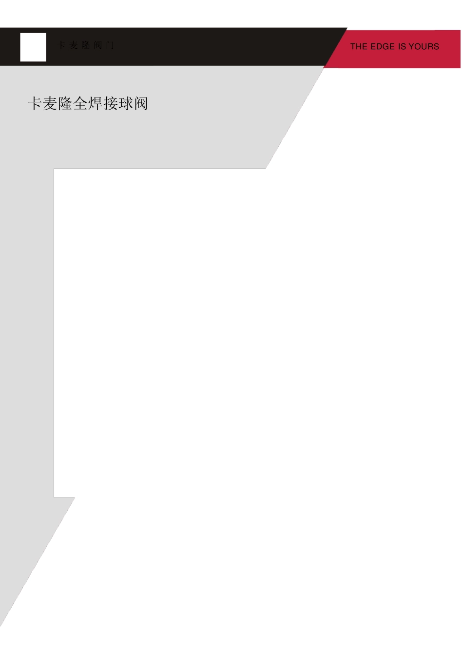 CAMERON全焊接球阀中文版_第1页