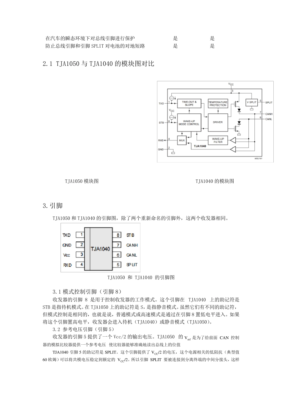 CAN收发器—TJA1040与TJA1050对比报告_第3页