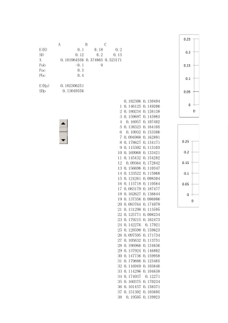 CAPM投资组合excel模板