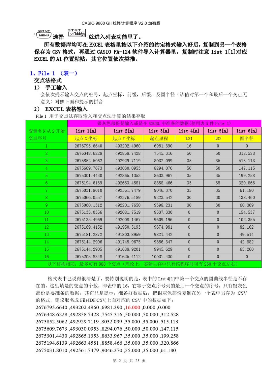 CASIO9860GII线路计算程序V2.0加强版使用说明_第2页