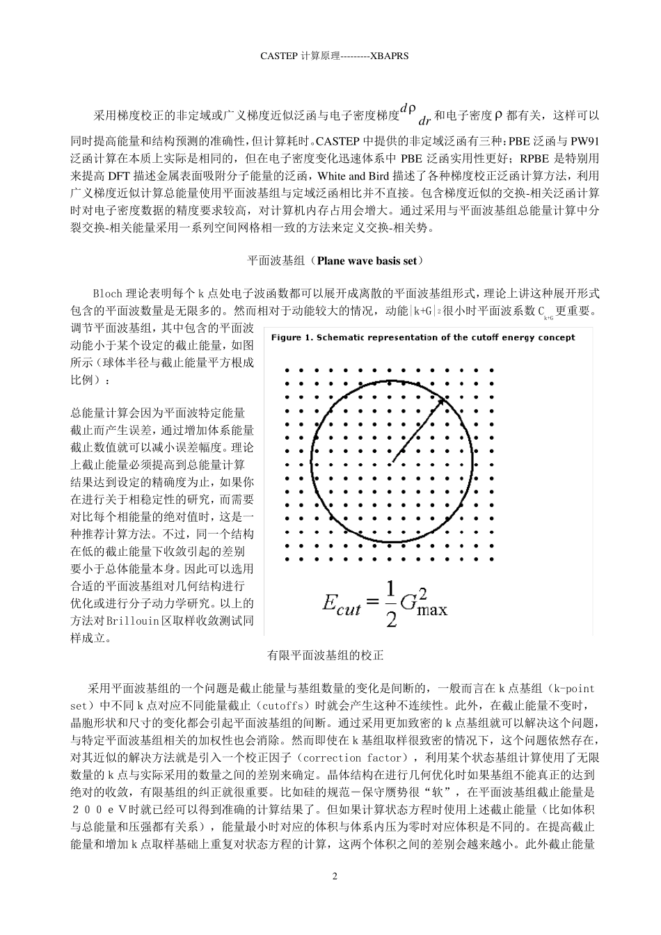 CASTEP计算理论总结+实例分析_第2页