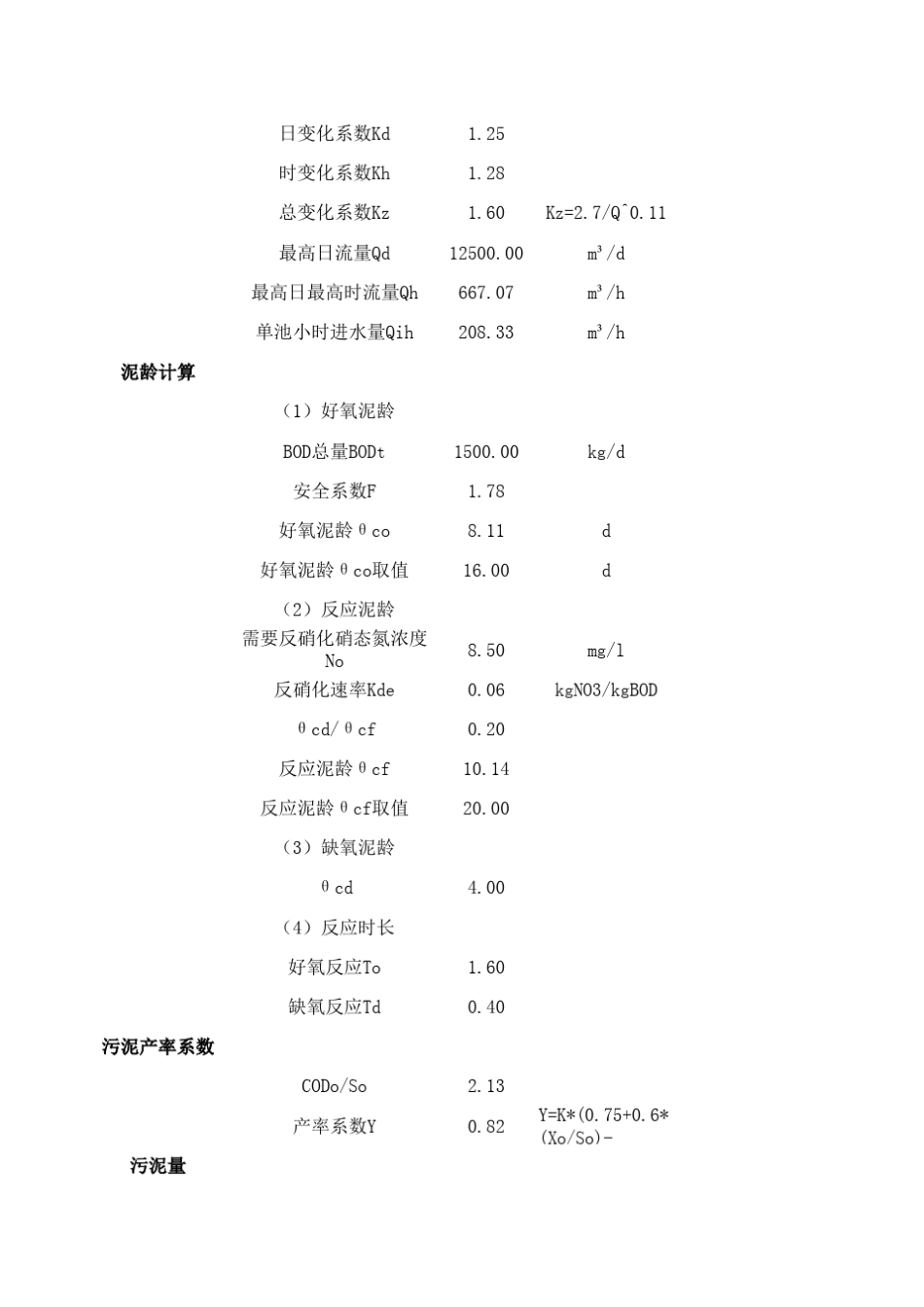 CAST生化池工艺计算(泥龄算法)_第2页