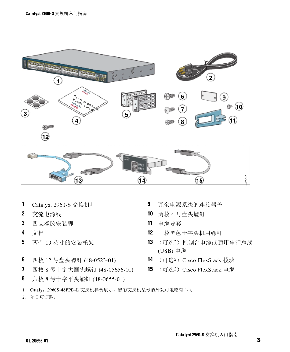 Catalyst2960S交换机入门指南_第3页