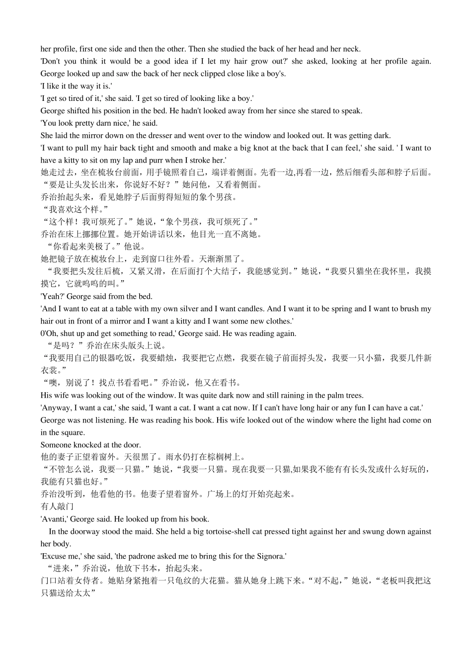 catintherain中英译本及多种解析_第3页