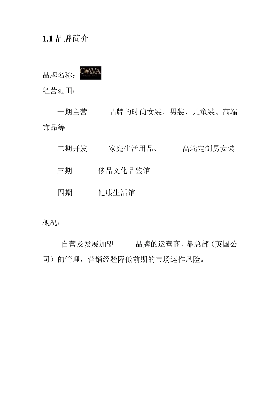 CAVA品牌商业计划书_第2页