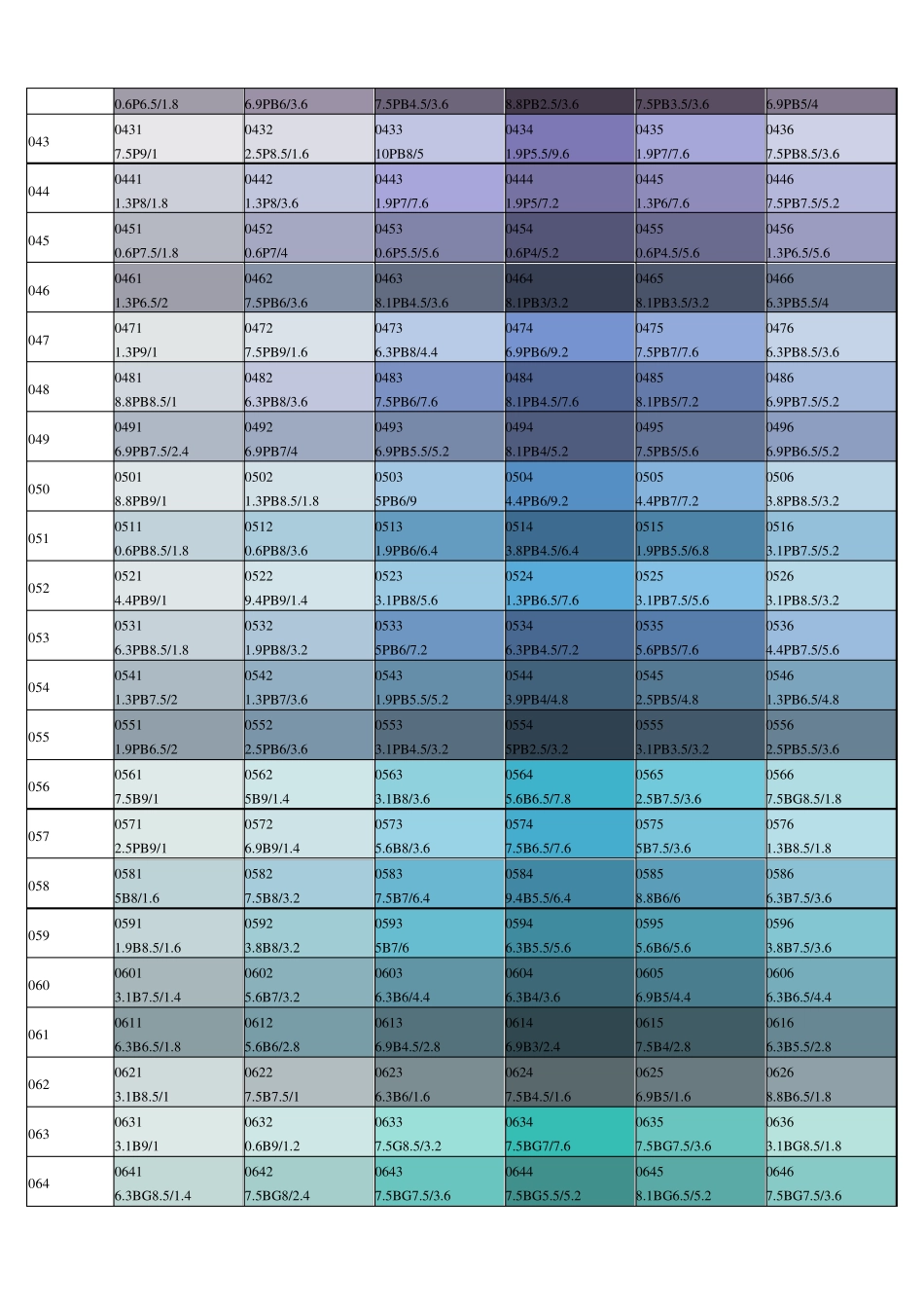 CBCC中国建筑色卡1026色_第3页