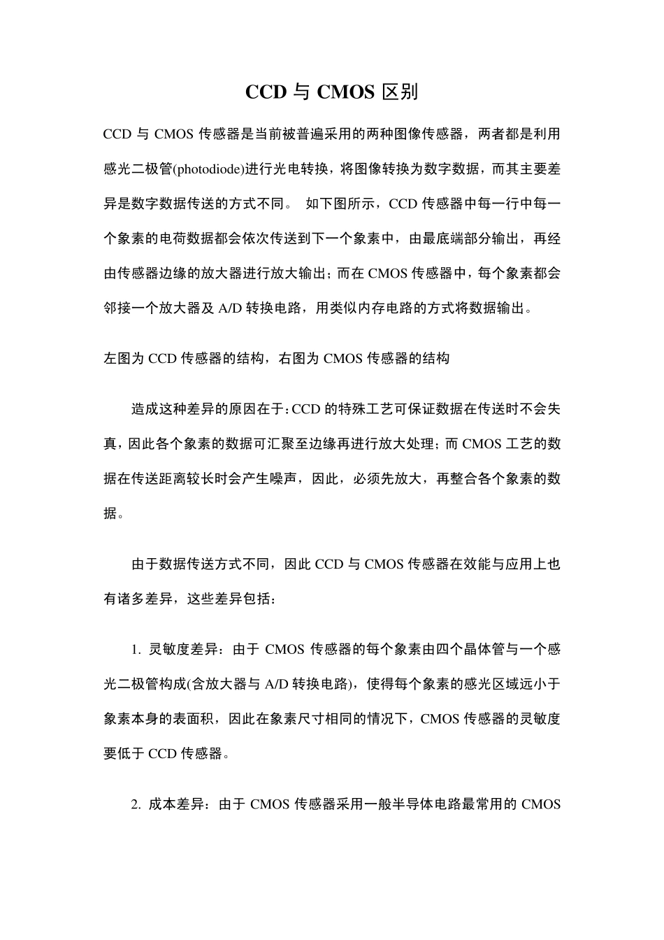 CCD与CMOS区别_第1页