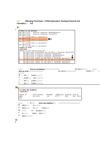 ccna2final答案