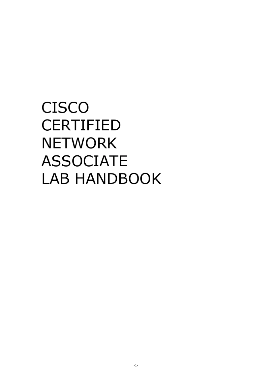 CCNACCNPCCIE所有实验名称_第1页