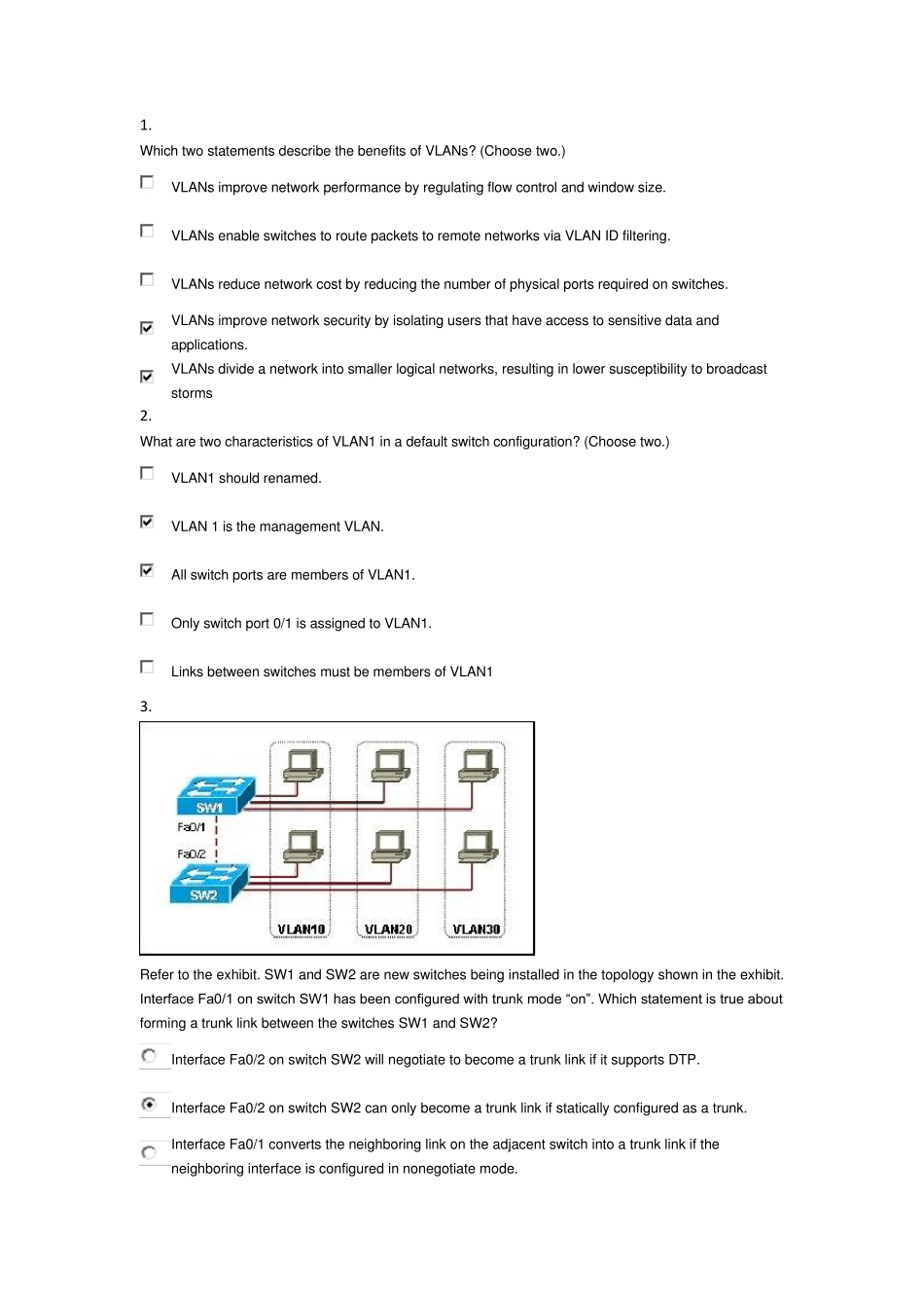 CCNA第三学期英文答案chapter3_第1页