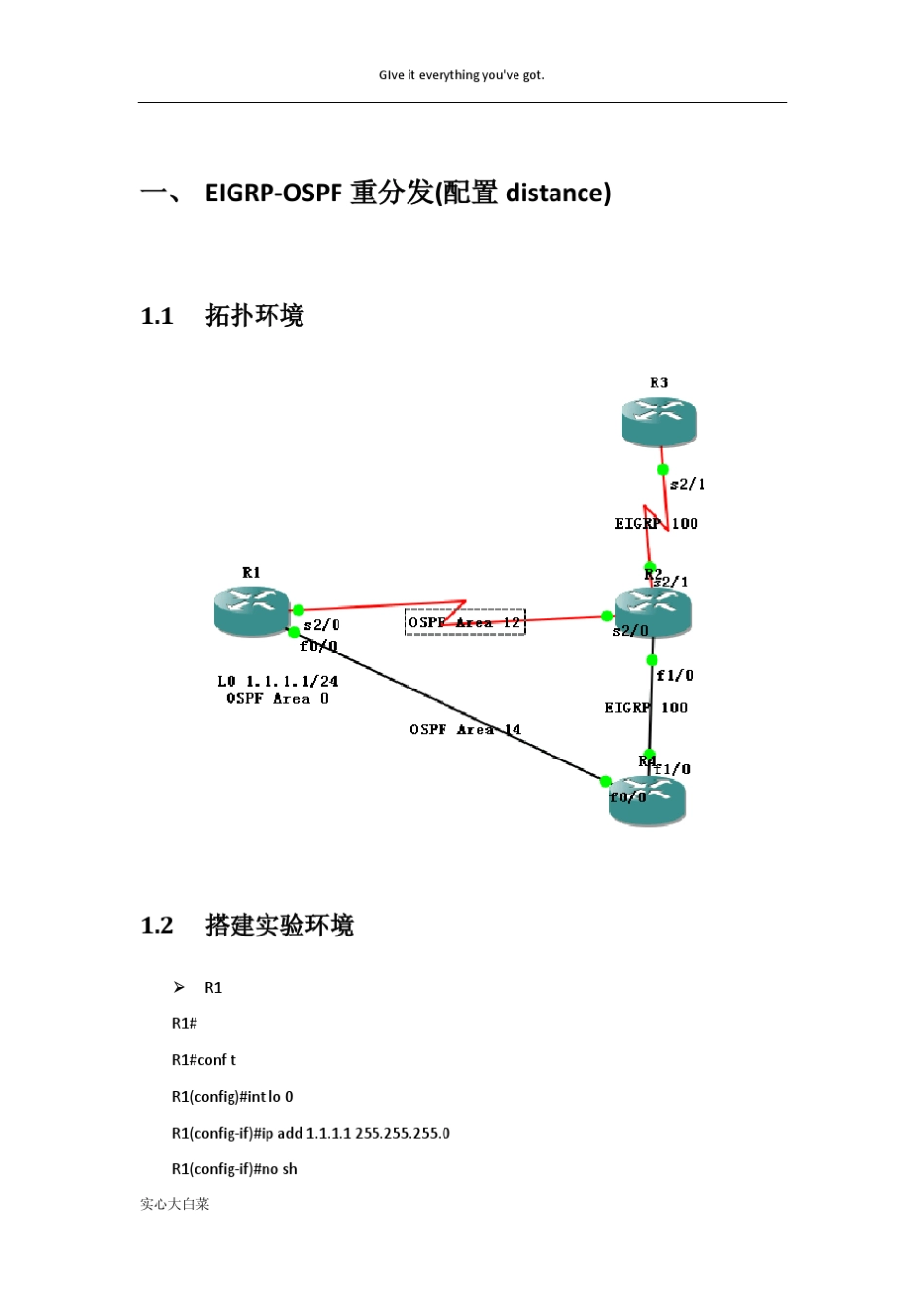 CCNP902必考的6个实验(拓扑搭建,配置详解)_第2页