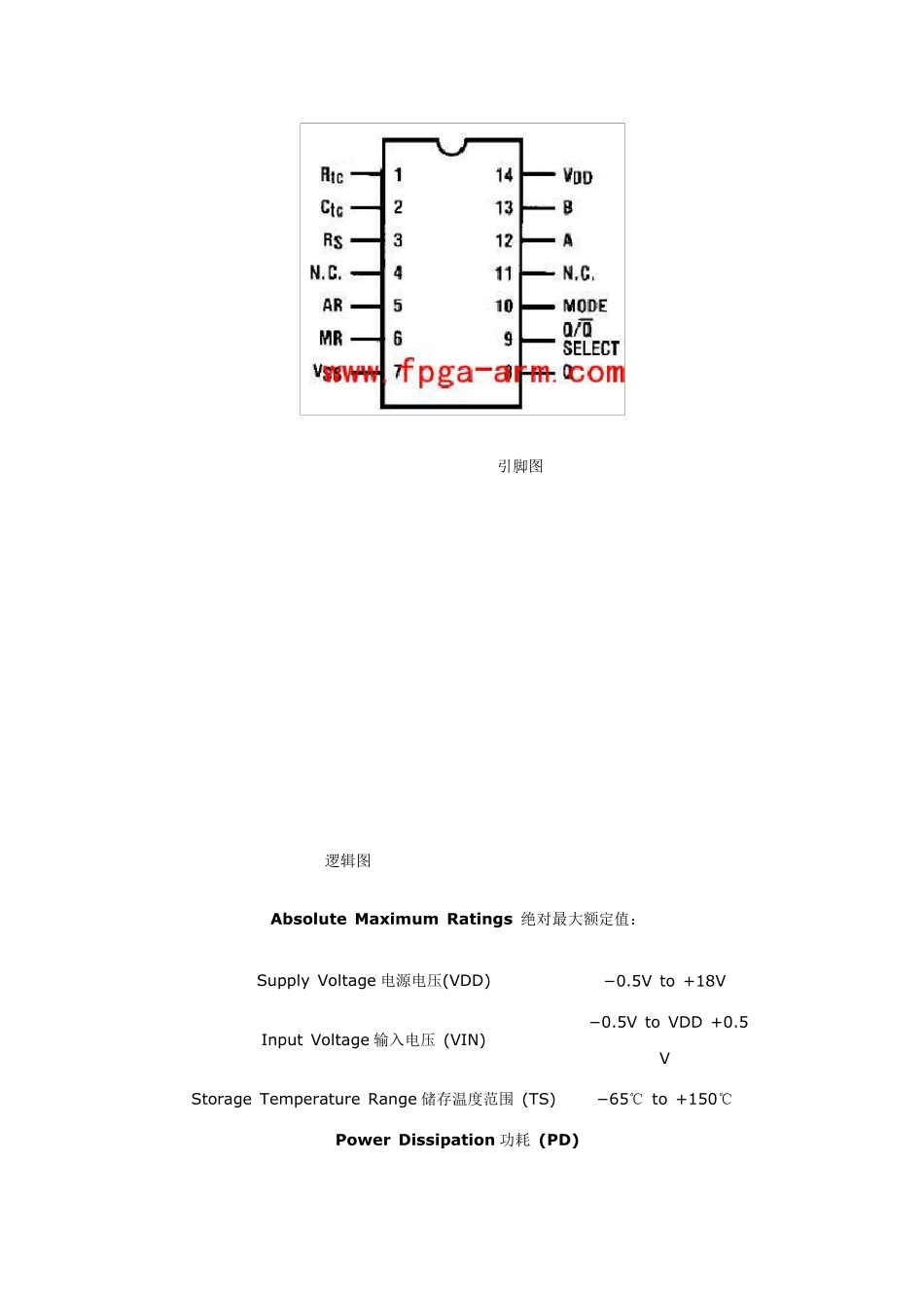 CD4541中文资料以及PDF引脚功能_第2页