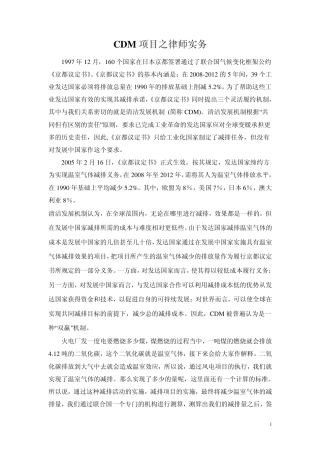 CDM项目介绍