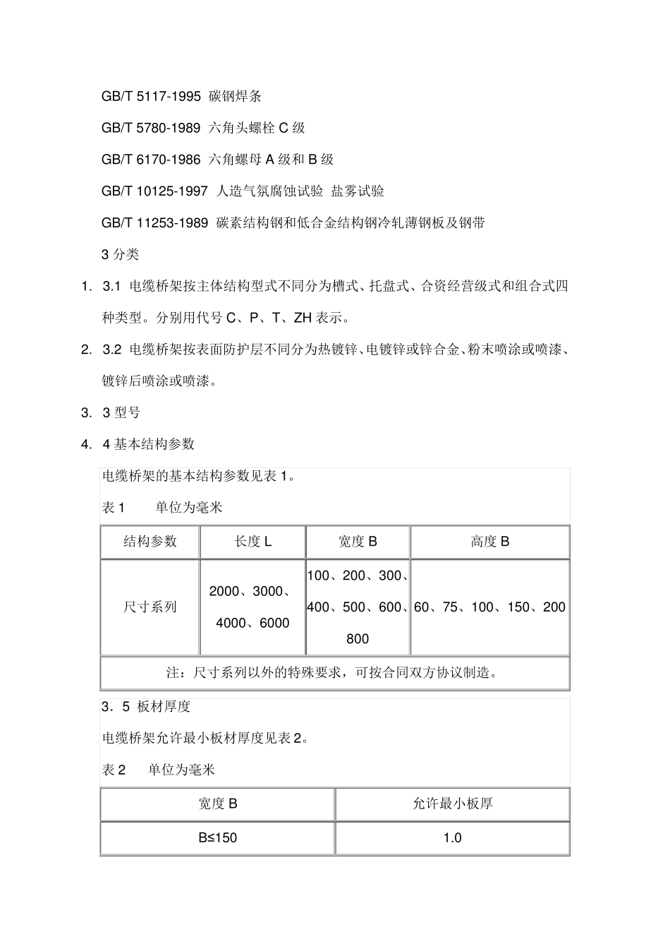 CECS312006电缆桥架厚度规范_第2页