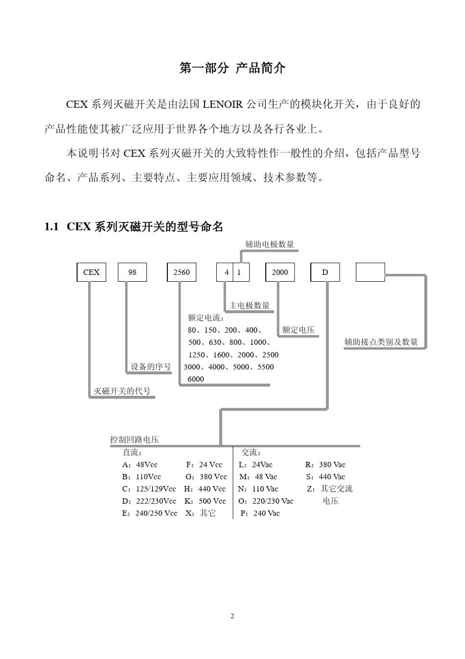 CEX系列直流灭磁开关_第2页
