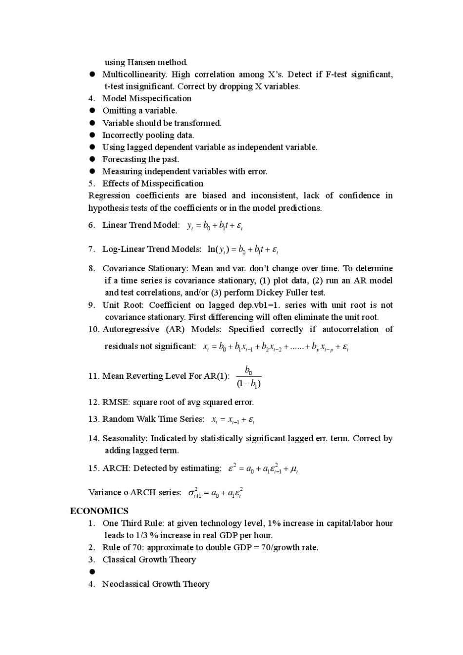 CFA二级公式表_第2页