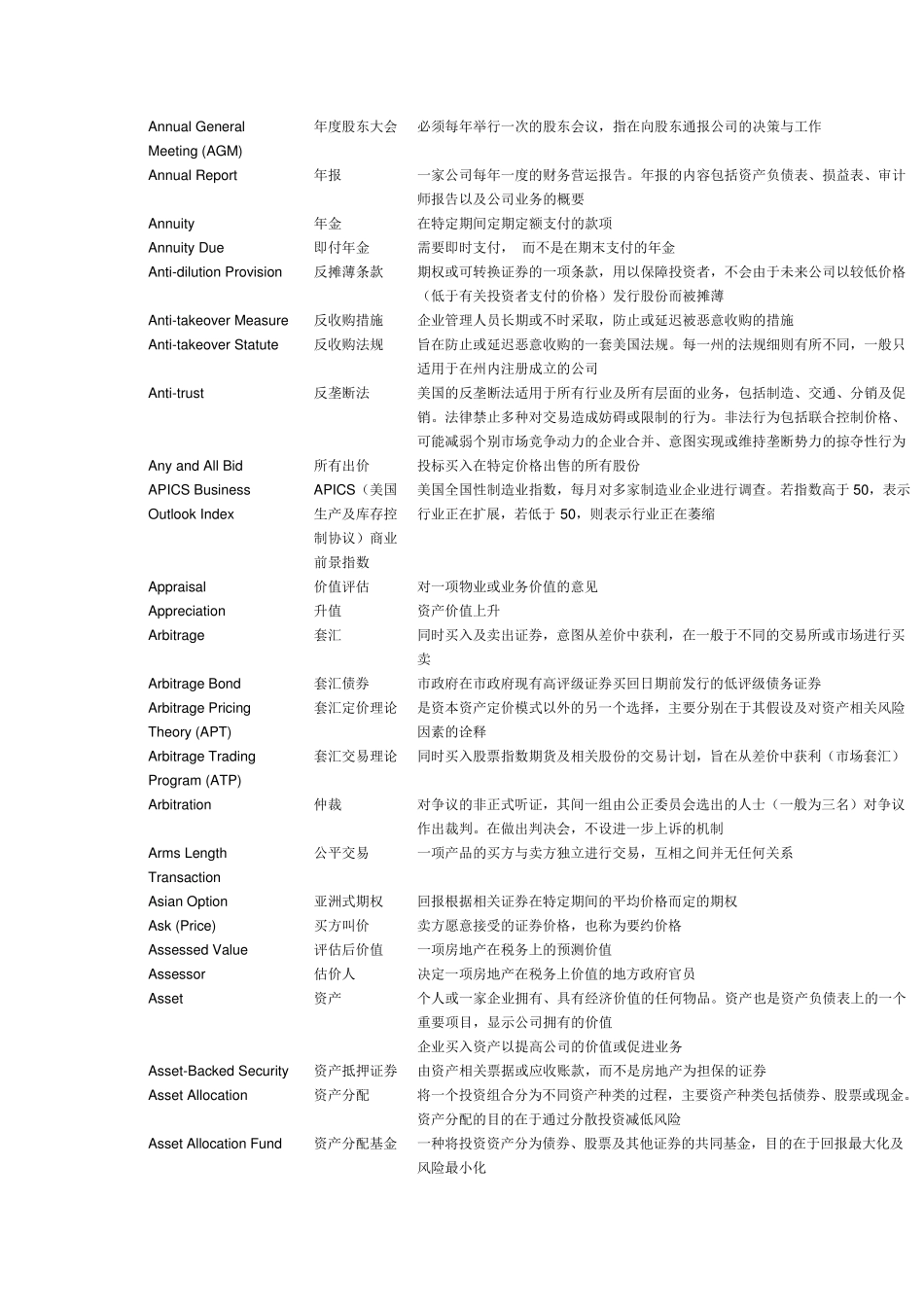 CFA核心词汇_第3页