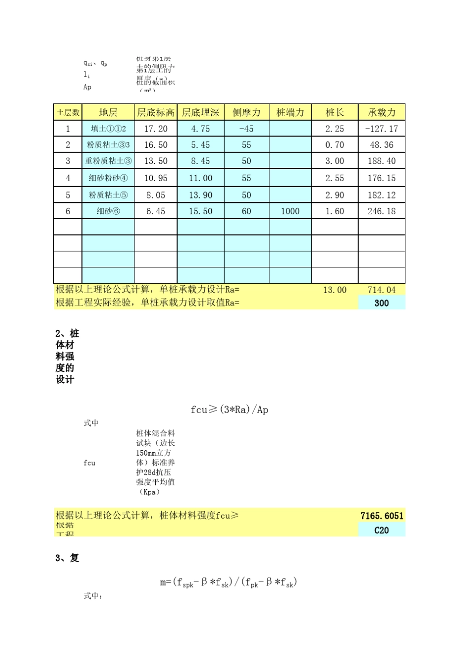 CFG复合地基计算书_第2页