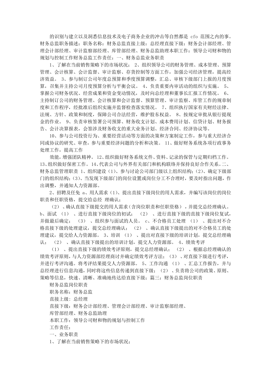 CFO岗位职责_第3页