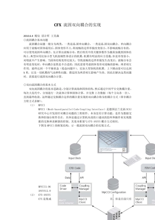 CFX_流固双向耦合的实现